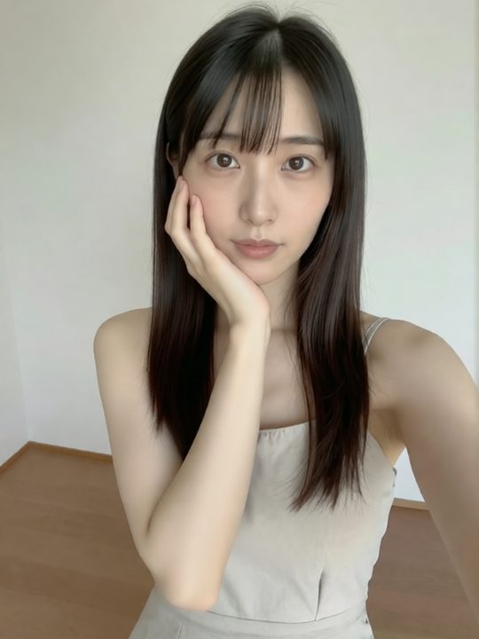 ポーズを変えた生成画像