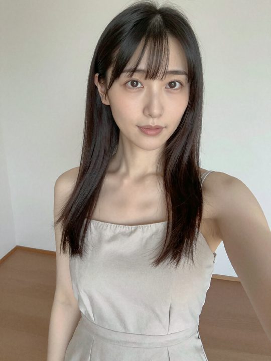 元の自撮り写真